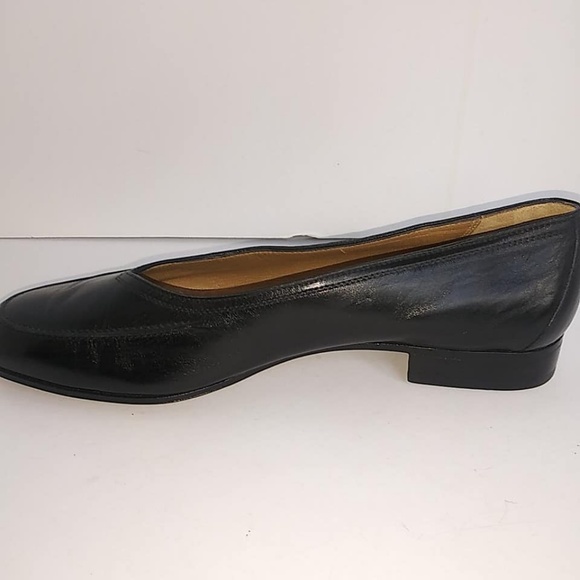 Gravati Black Leather Slip On Loafers Sz 10.5M - Picture 6 of 8